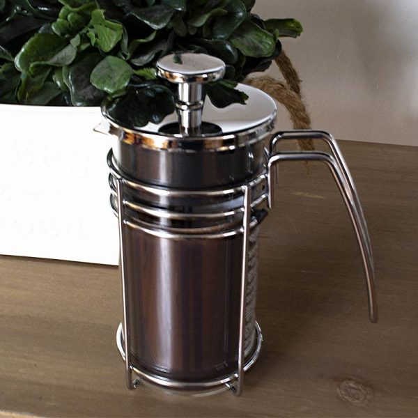 Cafetera Prensa Francesa Argento - 3 Tazas (355 ml), Plata - Imagen 4
