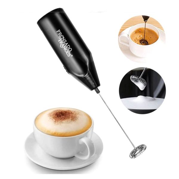 Espumador de Leche para Latte o Capuchino - Negro