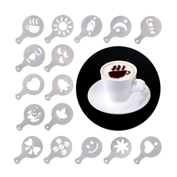Plantillas Para Capuchino (16 Diseños)